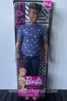 Mattel - Barbie - Fashionistas #114 - Preppy Florals - Broad Ken - Poupée